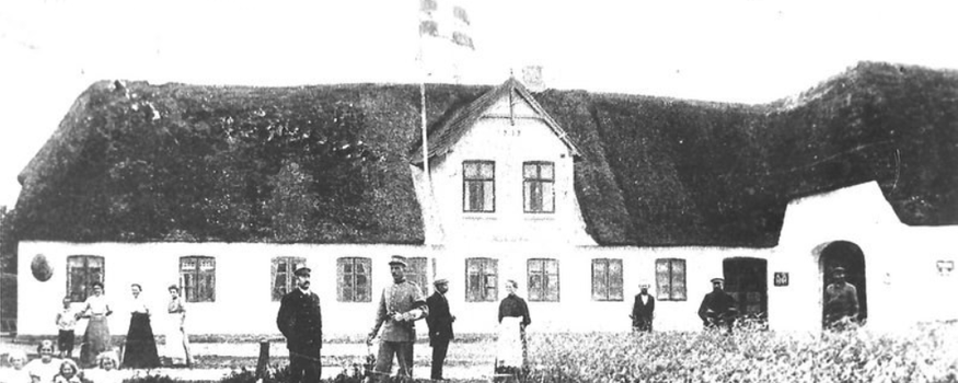 Hømlund Kro ca 1912-1914. Foto: Historisk Arkiv for Seem Sogn